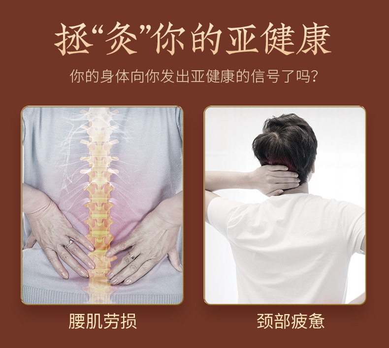 Dragon Fire Moxibustion Tool Wooden Du Mai Long Snake Moxa Box for Back Spine and Abdomen Home Use with 500g Moxa Powder overview