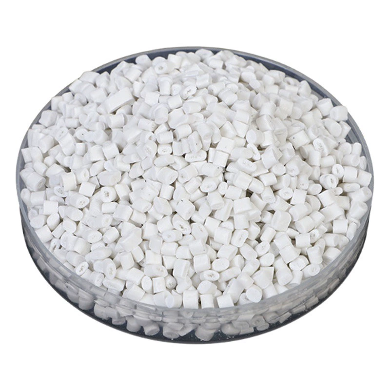 Заводская поставка Переработанный HDPE Белый Переработанный Материал низкого давления Частицы Трубы для литья под давлением Пластиковые частицы Полиэтилен HDPE