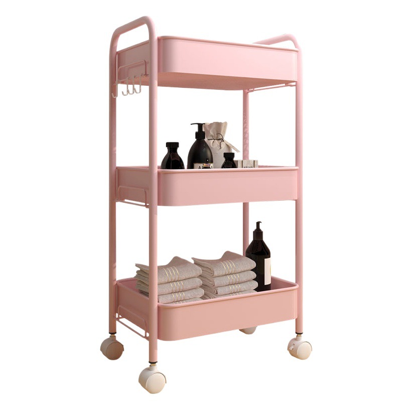 Carro de almacenamiento de rack piso cocina baño móvil baño multi-capa dormitorio snack rack de almacenamiento al por mayor