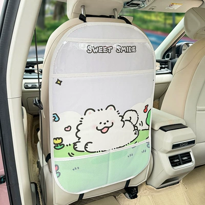 Chair back anti-kick pad pad creative cartoon cute - happy-puppy-anti-kick-pad