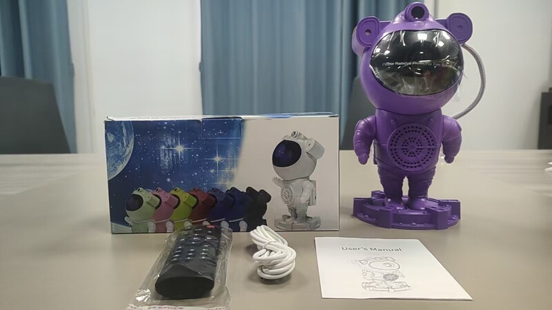 Amazon クロスボーダー Bluetooth 宇宙飛行士星雲ランプ夢のような星空ランプ寝室の睡眠雰囲気宇宙飛行士ナイトライト|undefined