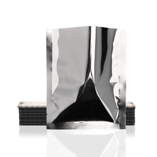 Factory Directly Operated Aluminum-Plated Flat Mouth Three-Edge Sealed Vacuum Packaging Mask Bag for Food and Tea Leaf Sealing Bag, Printable