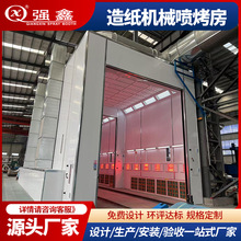福建造纸机械大型喷烤房工业无尘五金烤漆房机械喷烤漆房