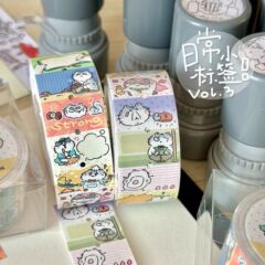 コミックデイリーラベルステッカー日本のかわいいロールステッカークリエイティブ10画像サイクルハンドブック素材diy装飾ステッカー