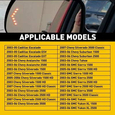 Car mirror 03-07 Models of Chevrolet