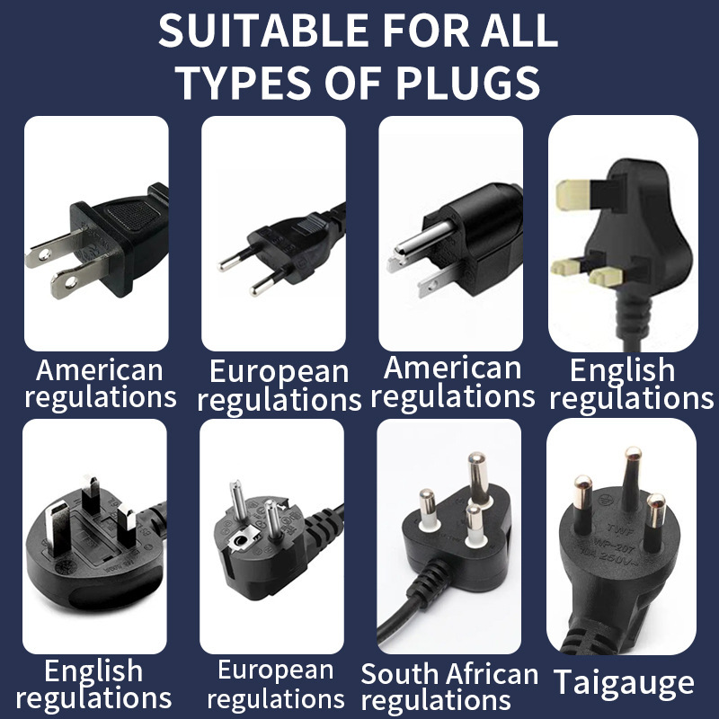 Comercio exterior exportación de zócalo multifuncional África Nigeria Oriente Medio Arabia Saudita Dubai enchufe de fila con carga de teléfono USB