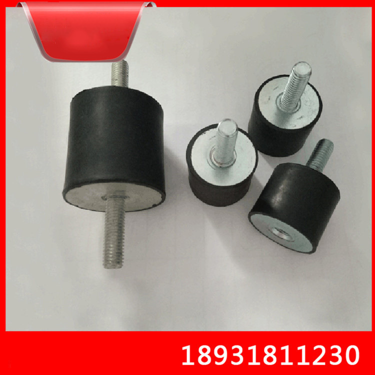 冲击夯减震块 橡胶异形包铁件夯土机配件金属密封减震垫块减震垫