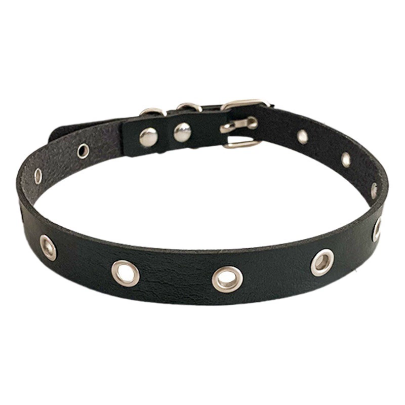 Европейский и американский стиль панк индивидуальный воротник для ногтей ювелирные изделия на шею ремешок ключицы модный неперфорированный браслет-ожерелье двойного назначения