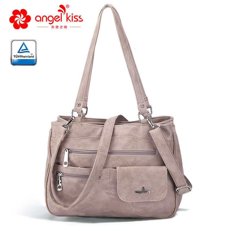 Comercio exterior popular transfronterizo Bolso de mujer Bolso de mensajero de hombro retro europeo y americano Bolso de mano portátil de gran capacidad Venta directa de fábrica
