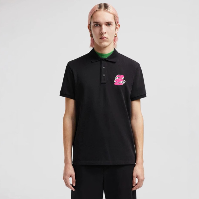 Shenzhen Nanyou high-end sharp goods M mouth pixel logo men's Polo shirt
