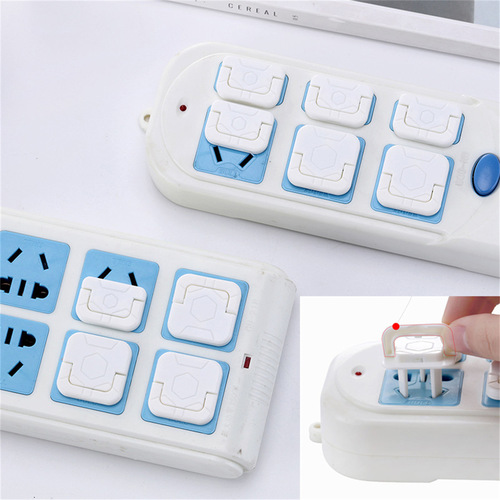 Infant and young children safety anti-shock socket cover power socket protective cover with pull ring plug strip anti-shock protective cover