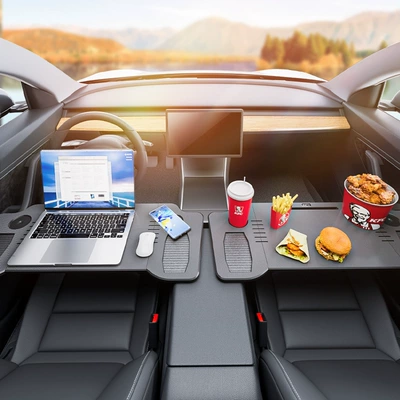 Model3/Y front folding dining table computer | Car table board