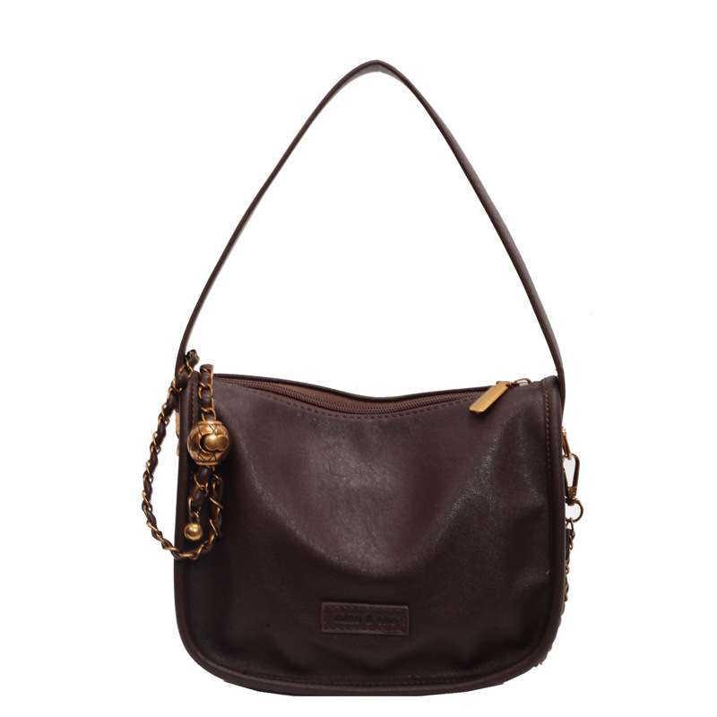 Bolsos de moda coreanos simples para mujeres 2024 nuevos bolsos de hombro casuales de nicho de alta calidad, bolsos de tendencia generales