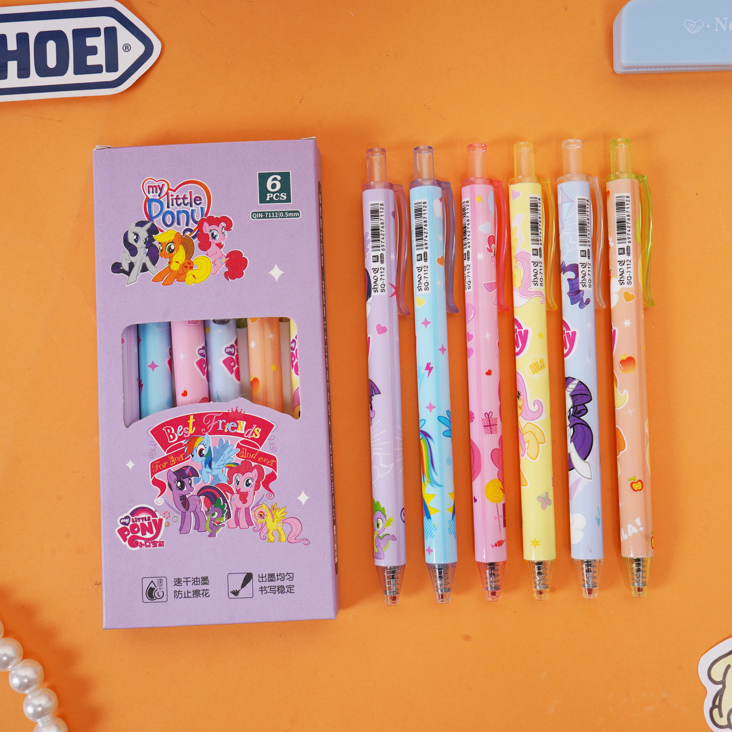 Jardín secreto de alto valor de la cara, Kulomi Sanlio pulsable lápiz neutro ST cabeza dibujos animados lindos lápiz de firma de la niña corazón