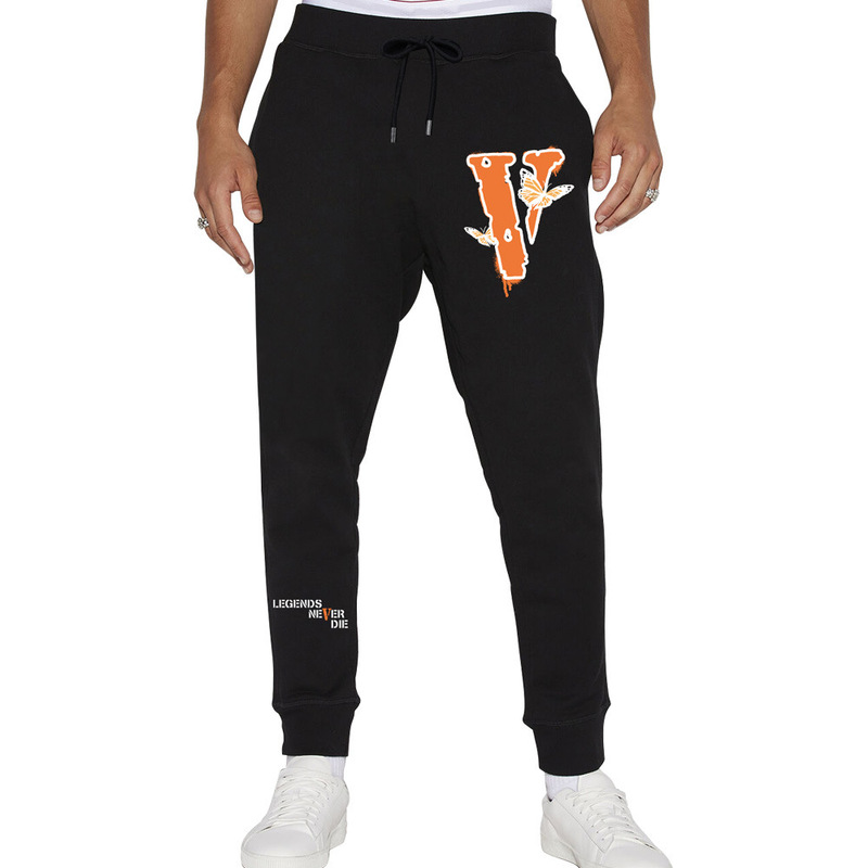 European and American Trendy Brand Vl Fast Butterfly Letter Elastic Sports Casual Pants for Men and Women, Couple High Street Loose Long Pants European and American Trendy Brand Vl Fast Butterfly Letter Elastic Sports Casual Pants for Men and Women, Couple High Street Loose Long Pants