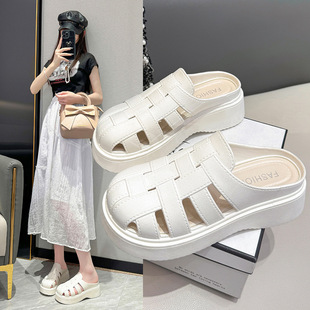 Driver Driving Slippers Men's 2024 New Summer Non-Slip Beach Sports Sandals Men's Trendy Thick-Soled Household Slippers