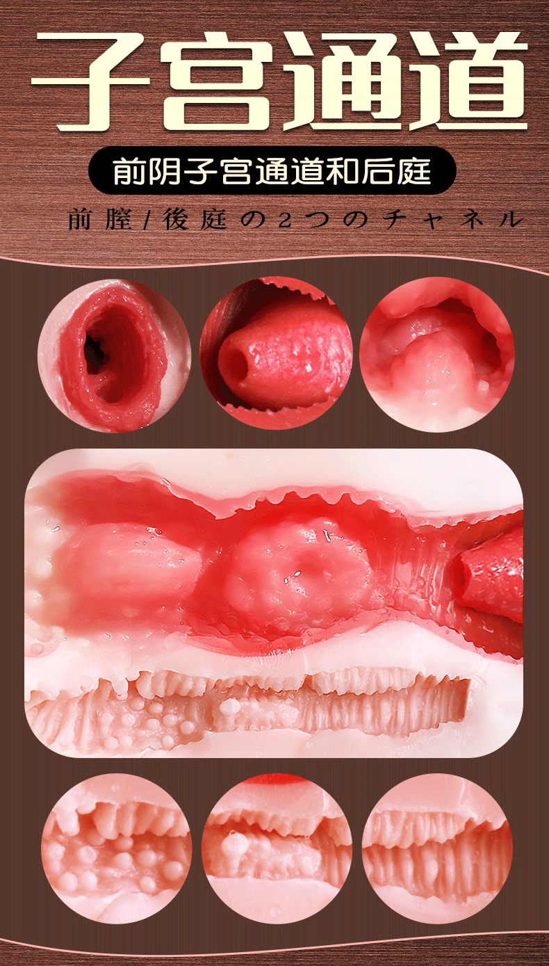 Jiuai Airplane Cup Mold Replica Half-Body Male Masturbation Toy in TPE — detail image 6