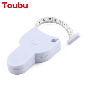 Cm inch waist size logo with handle torch Y-shaped three-way size children's growth gift tape measure wholesale