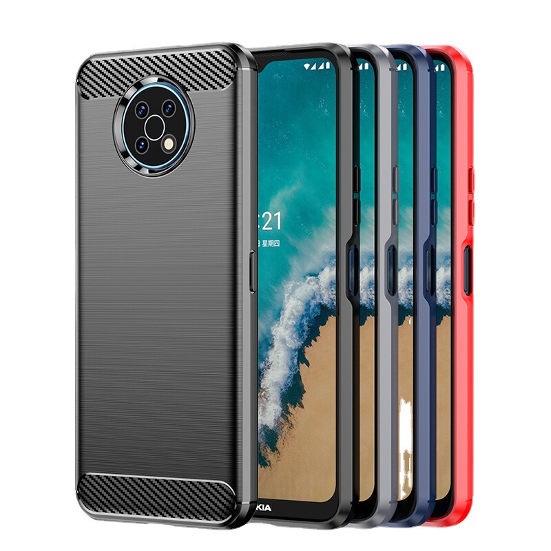 For Nokia G50 Phone Case Nokia G21 Protective Case Silicone Brushed G11 All-Covering Drop-Resistant Soft Case