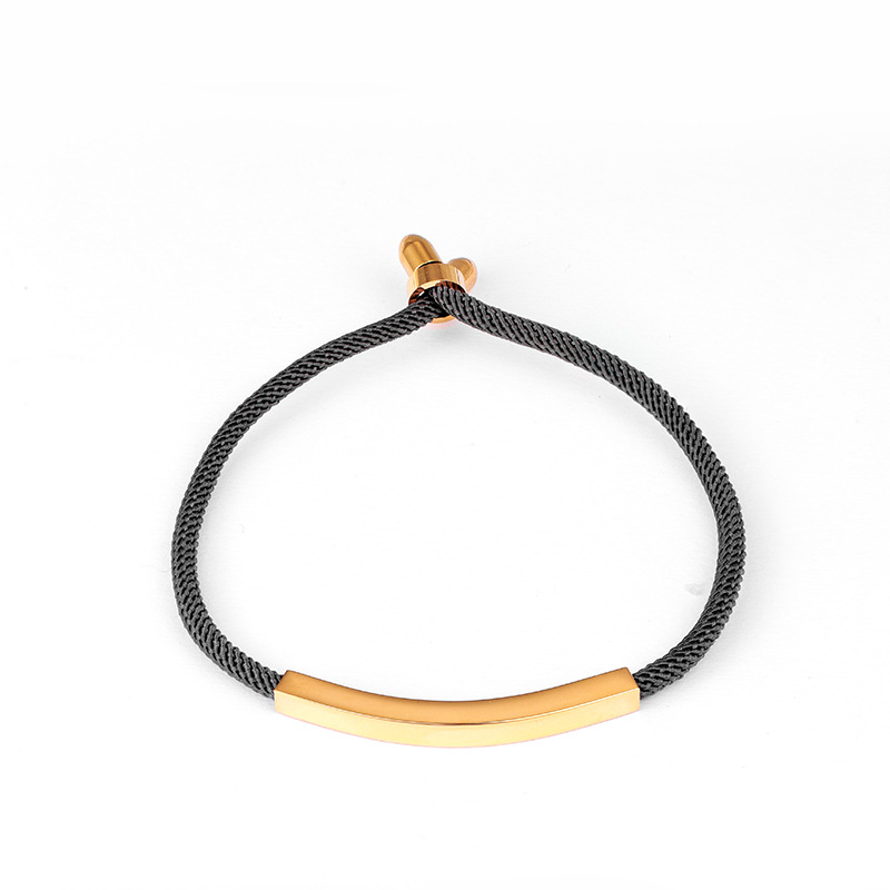 All Seasons Season Men's Gender Simple Style Geometric 304 Stainless Steel Plating Men's Bracelets Men's Chain Bracelets