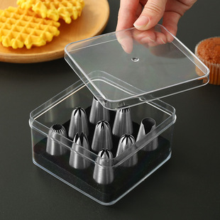 Decorating Nozzle Set Baking Tools Cream Cake Border Piping Bag Rose Cookie Home Boxed