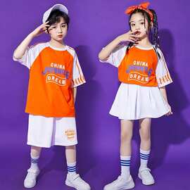 六一儿童演出服幼儿园班服爵士舞舞蹈小学生啦啦队运动会表演服装