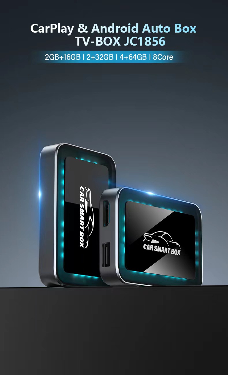 Wired to Wireless Carplay Box, Wireless Box, Android Auto Wireless Car Video Box