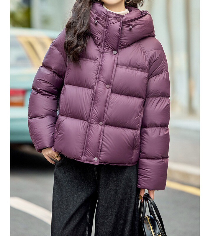 小个子短款冬季棉服女2025新款韩版设计宽松连帽面包服棉衣外套潮|undefined