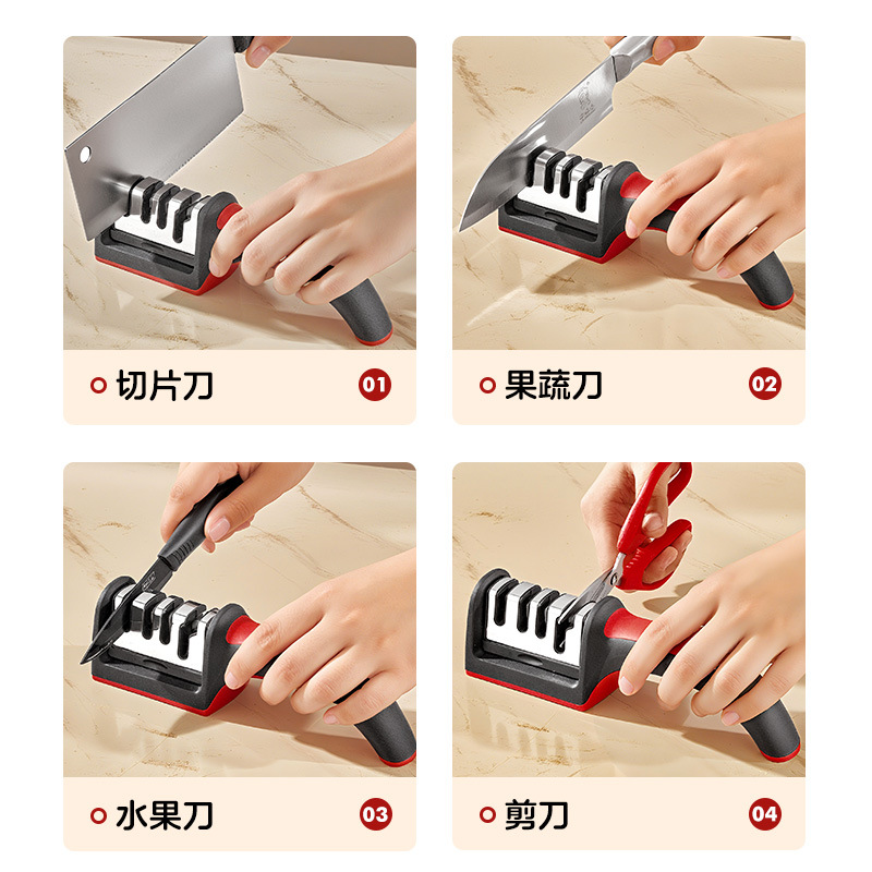 ACA afilador de cuchillo artefacto cuchillo de cocina casero afilador de piedra afilador cocinero profesional afilador de cuchillo rápido soporte de afilador de cuchillo manual