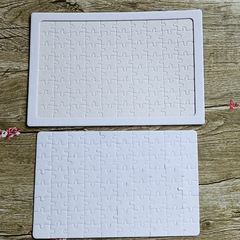 Framed Paper DIY Heat Transfer Puzzle Photo Sublimation Glossy Blank A4 Photo Puzzle Board Children's Toy Consumables