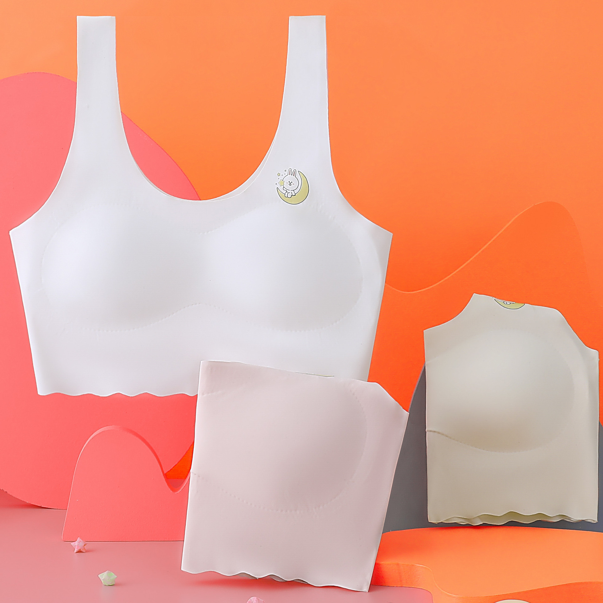 Development period student underwear girl junior high school student bra female older children middle school student wrap bra tube top small vest wholesale