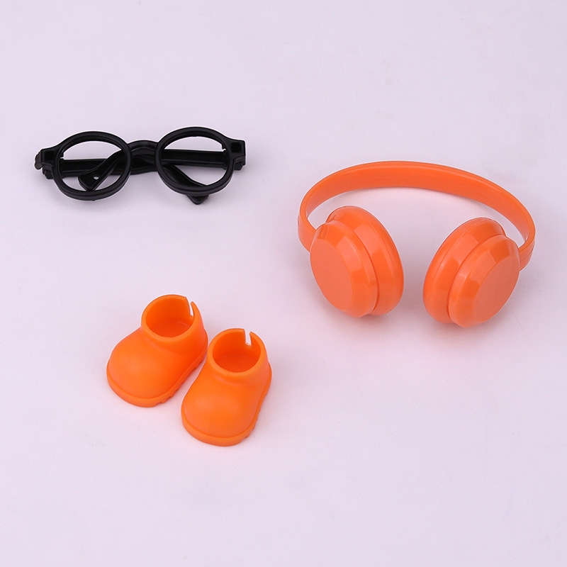 ヘッドフォンに適した 17 センチメートル Labubu ヘッドフォン 10cm 人形 labubu ヘッドセットベビー服アクセサリー靴服アクセサリー|undefined