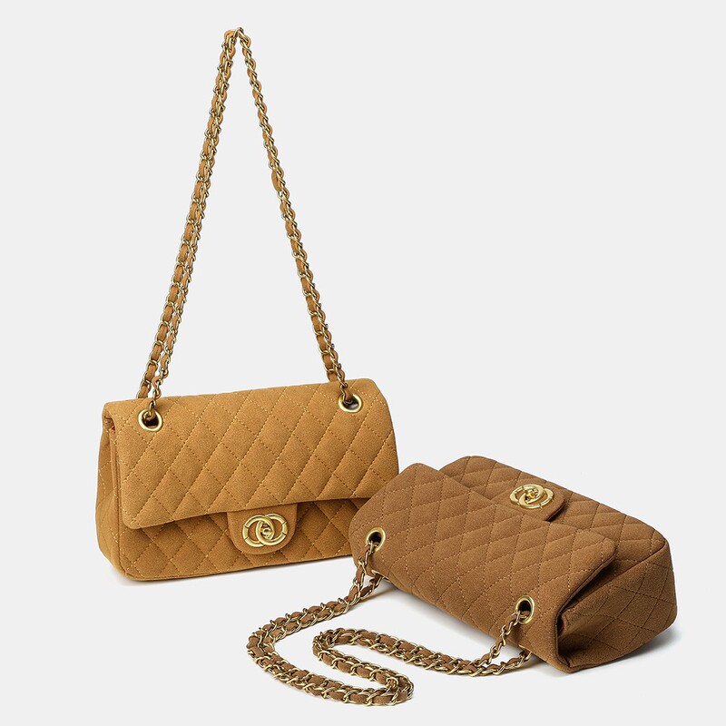 Tweed Style Quilted Chain Bag for Women 2025 New Shoulder Crossbody Bag Autumn and Winter Plush Large Capacity Fashion Women's Bag Tweed Style Quilted Chain Bag for Women 2025 New Shoulder Crossbody Bag Autumn and Winter Plush Large Capacity Fashion Women's Bag