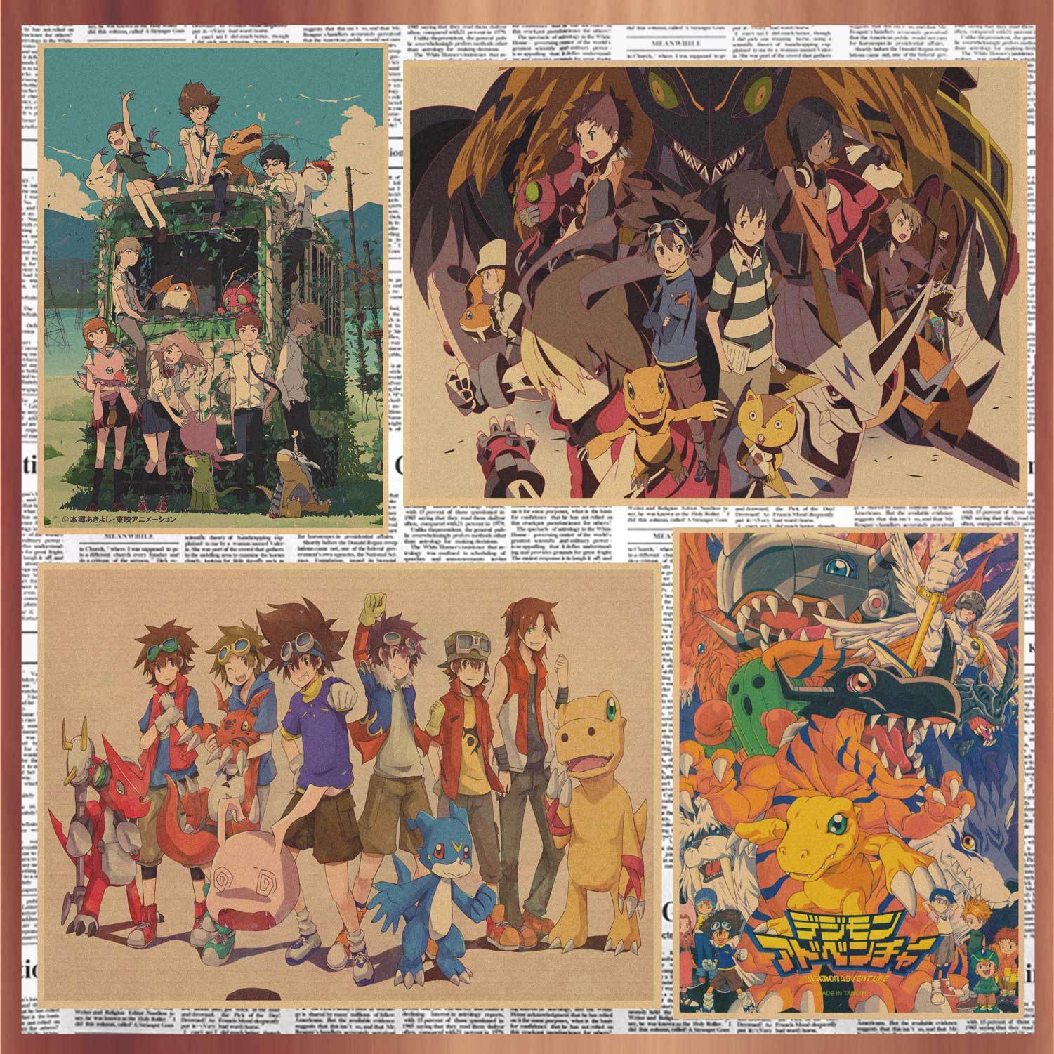 Classic Animation Digital Baby Animation Poster Memories Childhood Restaurant Children's Room Bedroom Decorative Wall Painting 494