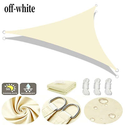 Patio Sunshade Canopy, Avtomobil yan çətirləri - off-white-2x2x2m
