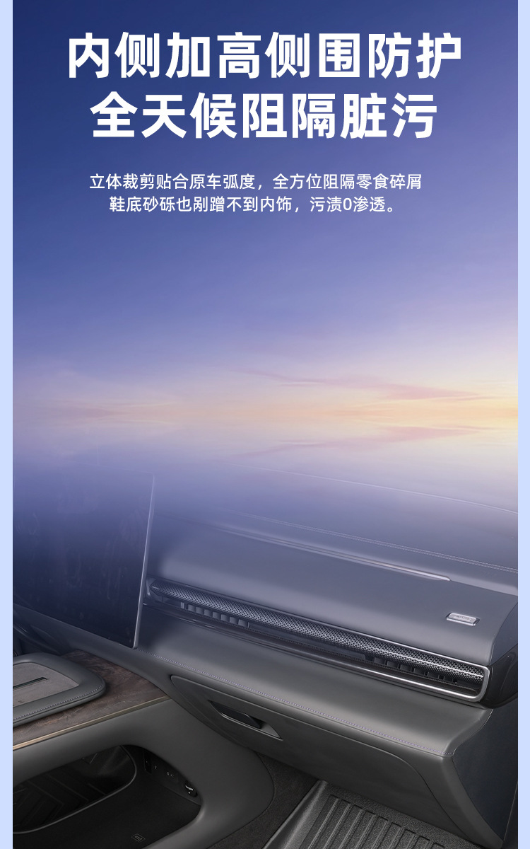 Suitable for Jietu Zongheng G700 Floor Mats Tpe2025 New Six-Seater Car Accessories Tpe Car Floor Mats