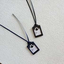 娃用BJD卡套工作证胸牌挂绳厂牌学生饭卡证件套卡片校园卡ins风