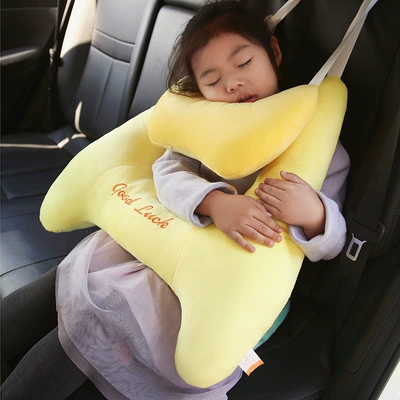 Children's Car Sleeping Artifact: Headrest - childrens-sleep-duck-pillow-headrest-6048cm