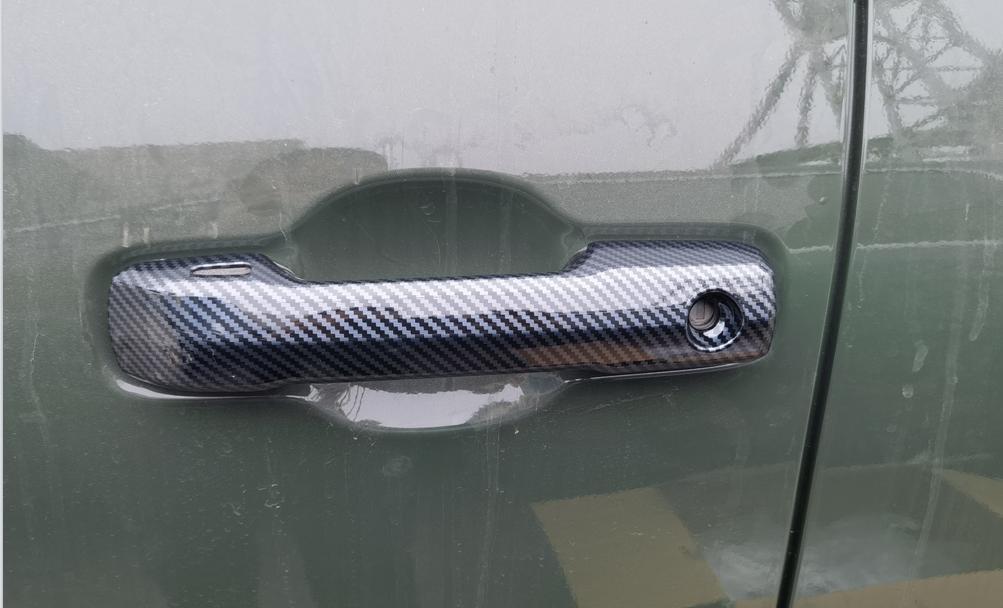 Suitable for 22 Models of Toyota Tundra Handle Modification Trunk Door Handle Single/Double Hole Decorative Sticker Nuh