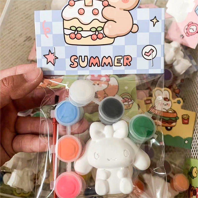 Children's Painted Plaster Dolls DIY Graffiti Children's Day Student Gift Activity Stall