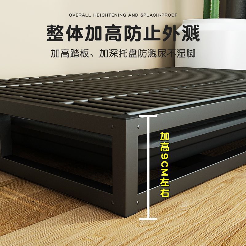狗狗厕所超大号尿盆大狗专用防踩屎抽屉式中大型犬不锈钢拉尿便盆|undefined