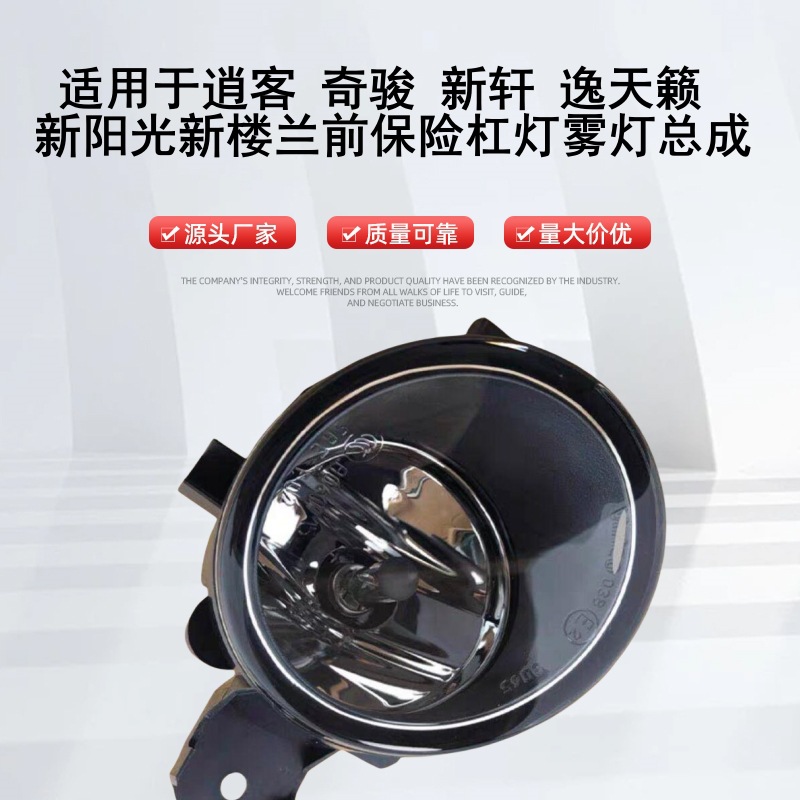 Nissan X-Trail Qashqai Sylphy Rear Fog Light Assembly Front Bumper Anti-Fog Light