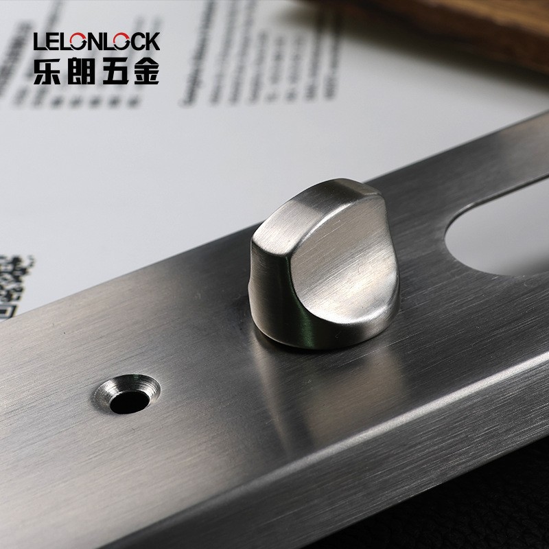 Lelang americano de lujo de acero inoxidable antirrobo cerradura de la puerta interior de madera cerradura de la puerta antibloqueo mudo dormitorio cerradura de la puerta