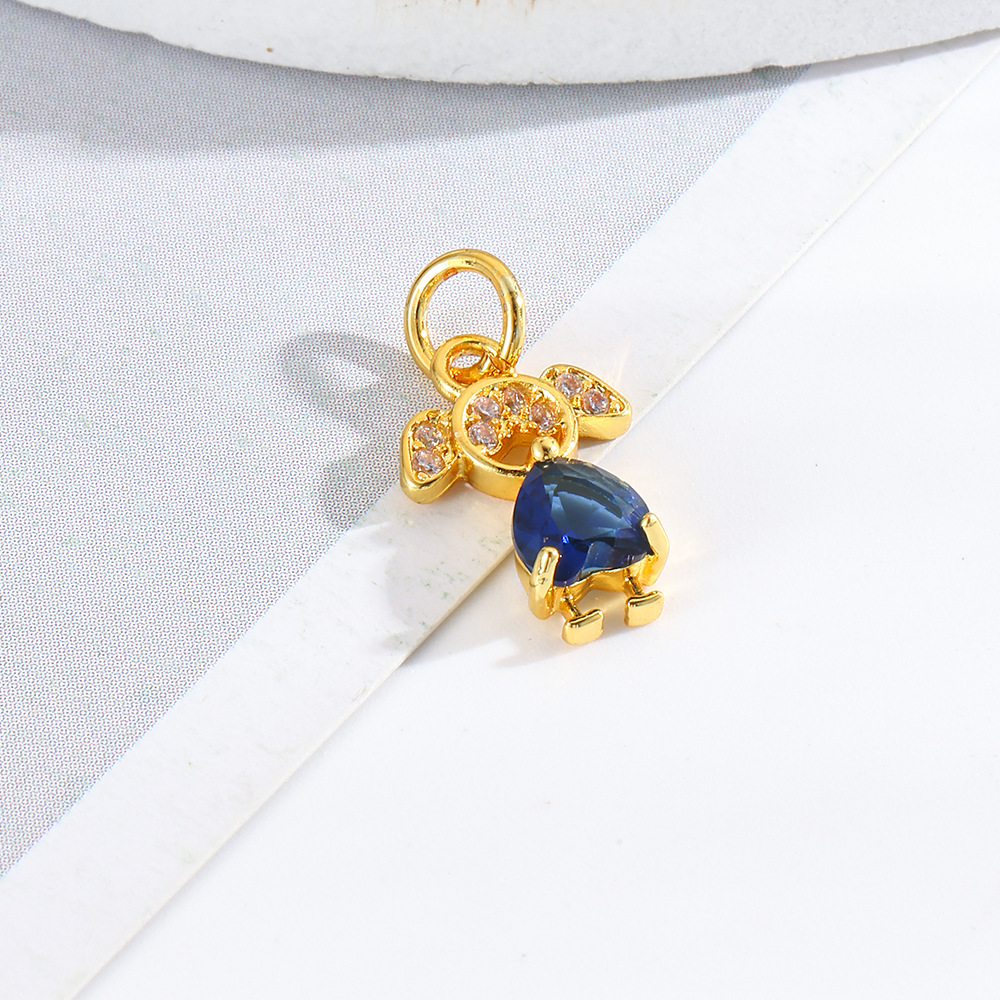 2g Weight Pendant Jewelry Making Type 8*18mm Jewelry Making Size Zircon Inlay Material DIY Jewelry Accessories Classification 1 Piece Quantity Copper Material Human Pattern Polished Finish Inlay Design Shiny, IG Style Style 1 Piece 8*18mm Copper Zircon Human Polished Pendant 27
