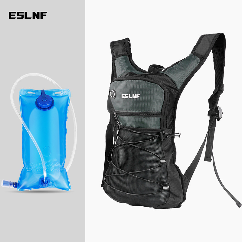 ESLNF户外自行车骑行徒步登山水袋背包运动背包防水大容量越野包|undefined