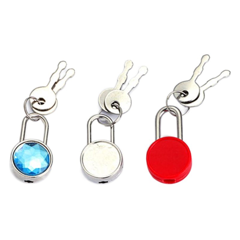 Manufacturer Supplies Plastic Stationery Locks, Heart-Shaped Mini Diary Locks, Piggy Bank Locks, Student Dormitory Portable Locks