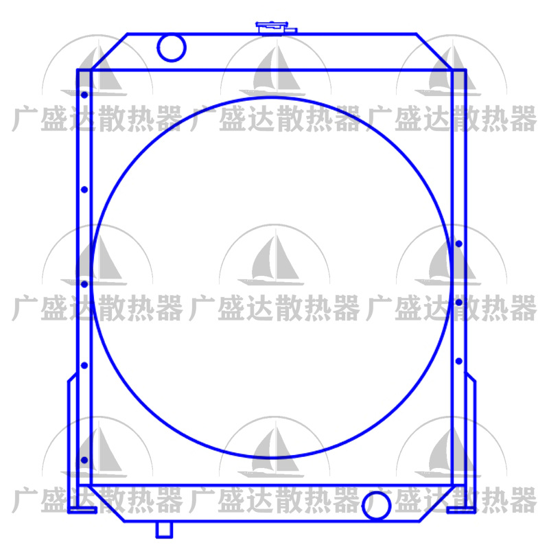 厦工Xiagong XG955-3 装载机水箱散热器