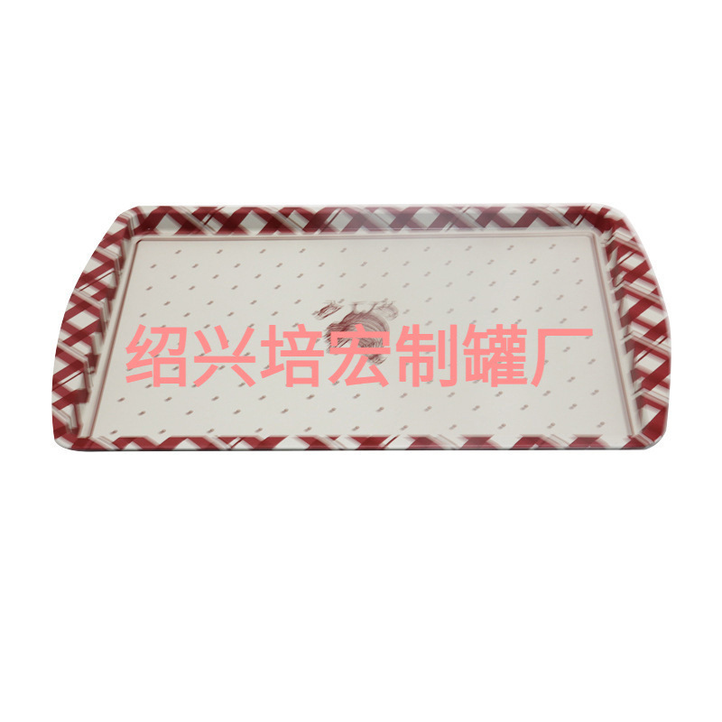 量大从优马口铁托盘长方形马口铁托盘零食糖果水果盘