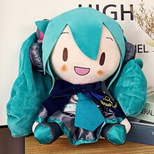 跨境初音未来玩偶哔哩哔哩圣诞款娃娃周边抱枕毛绒玩具公仔批发