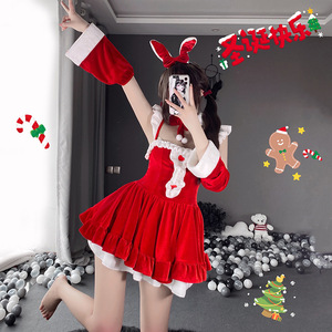 Sleeping Dress Set Role Play Christmas Sleeping Dress Christmas Set